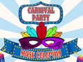 खेल Carnival Party Mask Coloring