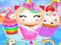 खेल Unicorn Mermaid Cupcake Cooking Design