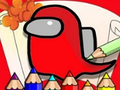 खेल Amoung Us Coloring Book