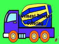 खेल Cement Trucks Coloring