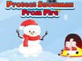 खेल Protect Snowman From Fire