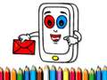 खेल Mobile Phone Coloring Book