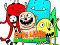 खेल Cute Little Monsters Jigsaw