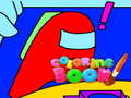 खेल Among Us Coloring Book 