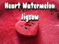 खेल Heart Watermelon Jigsaw