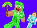 खेल Creeper vs Enderman from minecraft