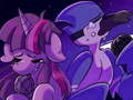 खेल Friday Night Funkin with Twilight Sparkle and Mordecai