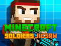 खेल Minecraft Soldiers Jigsaw