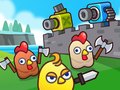 खेल Merge Cannon: Chicken Defense