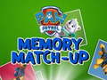 खेल Paw Patrol Memory Match Up