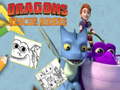 खेल Dragon Rescue Riders Coloring Book