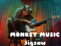 खेल Monkey Music Jigsaw