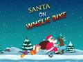 खेल Santa On Wheelie Bike
