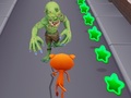 खेल Angry Cat Run Zombies Alley