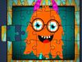 खेल Cute Monsters Jigsaw