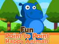 खेल Fun Point to Point Happy Animals