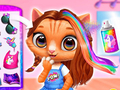 खेल Kitty Animal Hair Salon