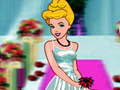 खेल Cinderella Wedding Dressup
