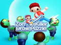 खेल Zombie Killer Draw Puzzle 