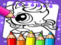खेल Littlest Pet Shop Coloring Book