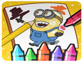 खेल Coloring Minion Раскраска Миньон