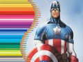 खेल Coloring Book for Captain America
