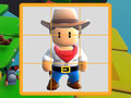 खेल Stumble Boys Sliding Puzzle