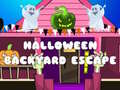 खेल Halloween Backyard Escape