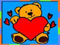 खेल Easy Coloring Valentine