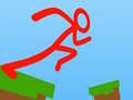 खेल Stickman parkour craft
