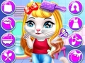 खेल Chic Baby Kitty Hair Salon