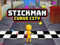 खेल Stickman Curve City