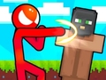 खेल Stickman vs Villager: Save the Girl