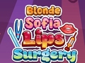 खेल Blonde Sofia: Lips Surgery