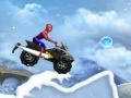 खेल Spiderman Snow Scooter