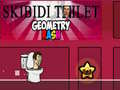 खेल Skibidi Toilet Geometry Rash