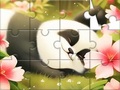 खेल Jigsaw Puzzle: Sleeping Panda