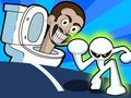 खेल Stickman vs Skibidi Toilet