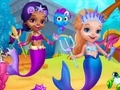 खेल Cute Mermaid Dress Up