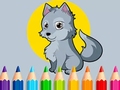 खेल Coloring Book: Wolf
