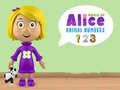 खेल World of Alice Animal Numbers
