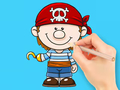 खेल Coloring Book: Pirate