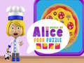 खेल World of Alice Food Puzzle