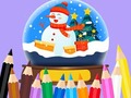 खेल Coloring Book: Christmas Crystal Ball