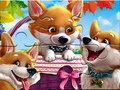 खेल Jigsaw Puzzle: Funny Corgis