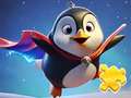 खेल Jigsaw Puzzle: Sky Flying Penguin