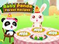 खेल Baby Panda Forest Recipes