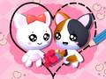 खेल  Love Cat Draw Puzzle