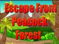खेल Escape From Peacock Forest