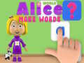 खेल World of Alice Make Words